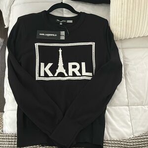 Karl Lagerfeld sweater with accent